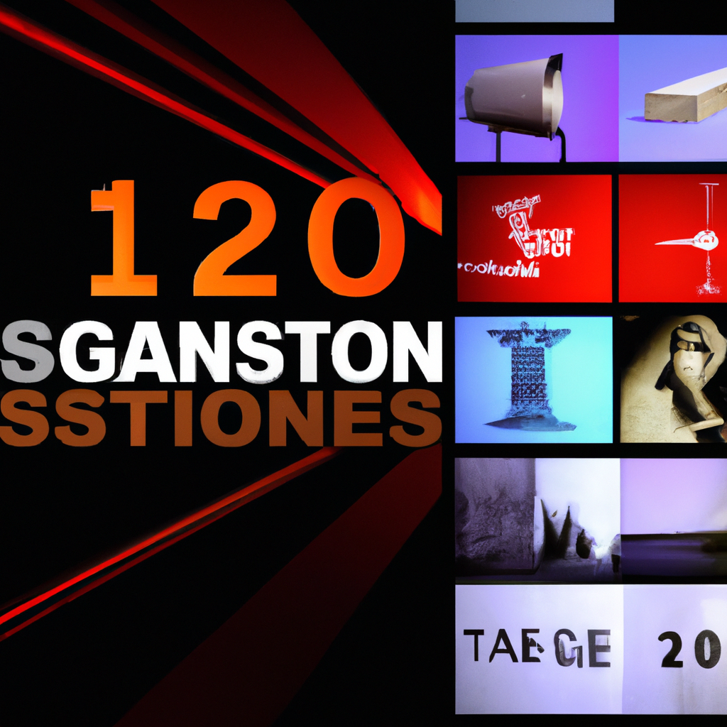 Collage showing Canadian TV broadcasting milestones and timeline elements